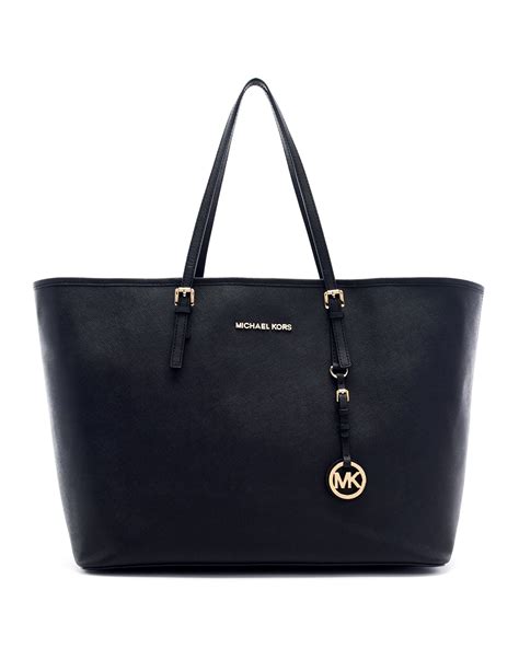 michael kors shopper jet set travel schwarz|Jet Set Travel Medium Top.